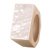 Bodrum Linens Cracked Shell Pearl Napkin Ring
