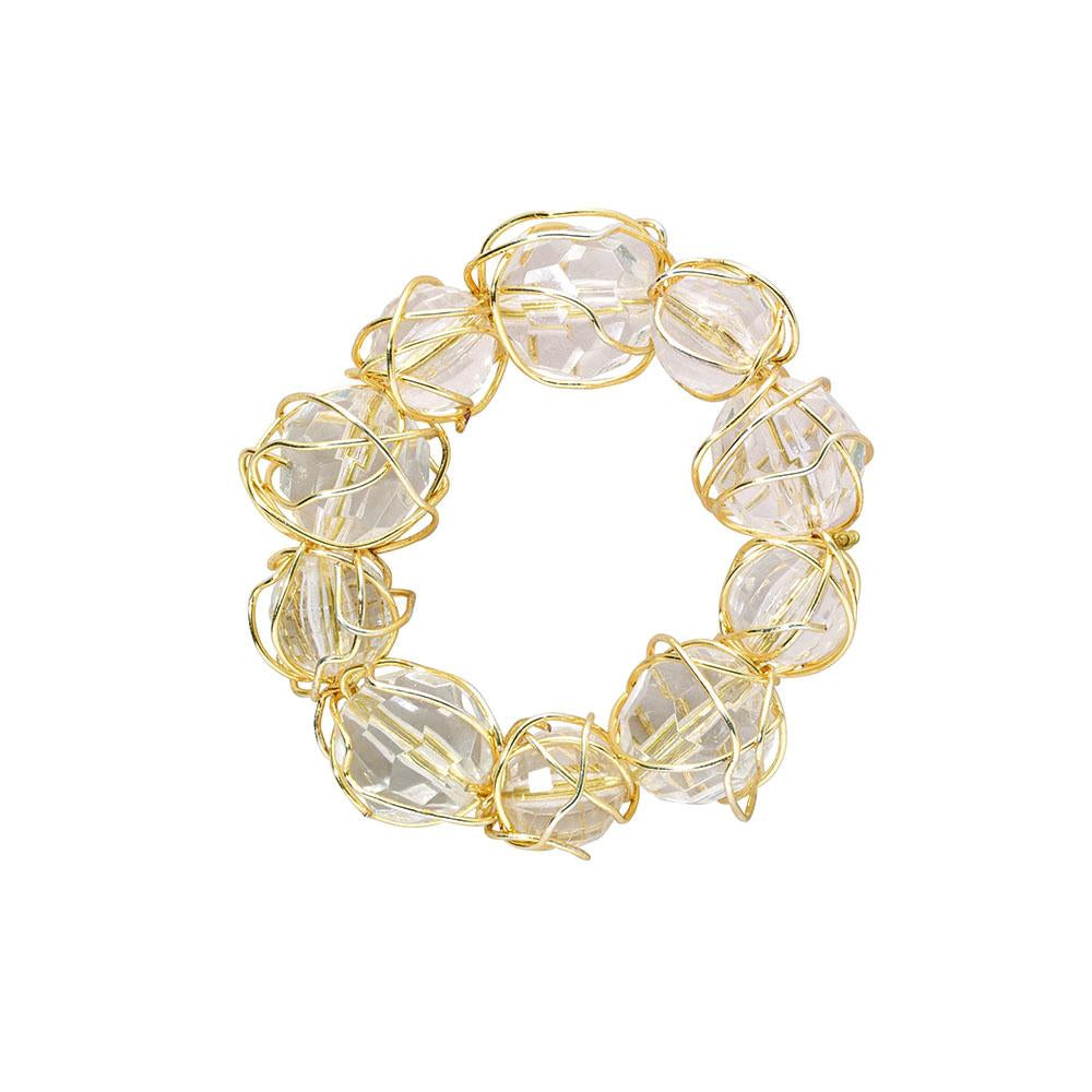 Bodrum Linens Baubble Gold Napkin Ring