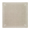 Bodrum Linens Link Oatmeal White Placemat