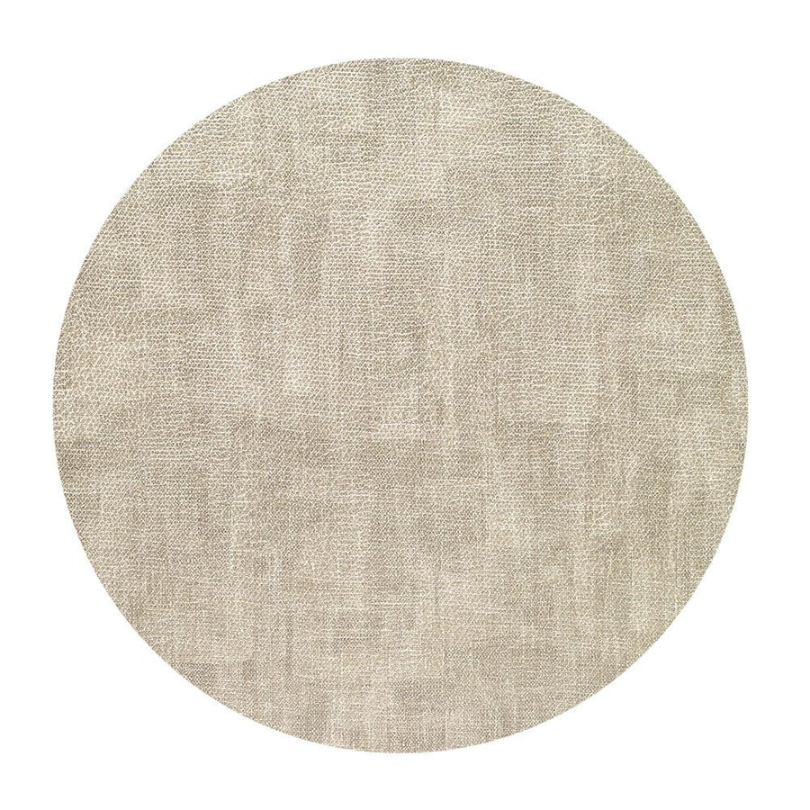 Bodrum Linens Luster Birch Round Placemat