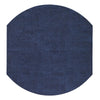 Bodrum Linens Luster Navy Elliptical Placemat