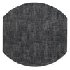 Bodrum Linens Luster Smoke Elliptical Placemat