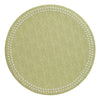 Bodrum Linens Pearls Fern/White Placemat