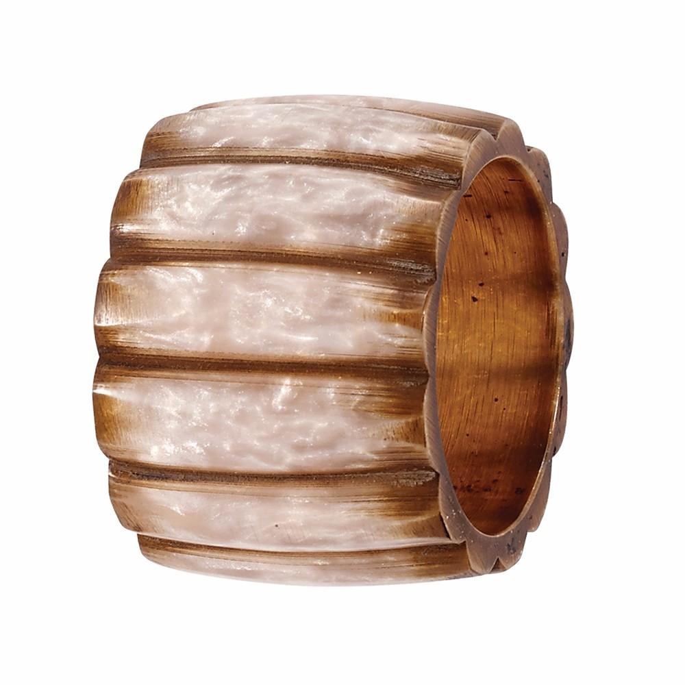 Bodrum Linens Pearlized Fence Napkin Ring