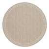 Bodrum Linens Pearls Beige/White Placemat