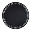 Bodrum Linens Pearls Black/White Placemat