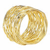 Bodrum Linens Tara Gold Napkin Ring