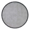 Bodrum Linens Whipstitch Gray Placemat