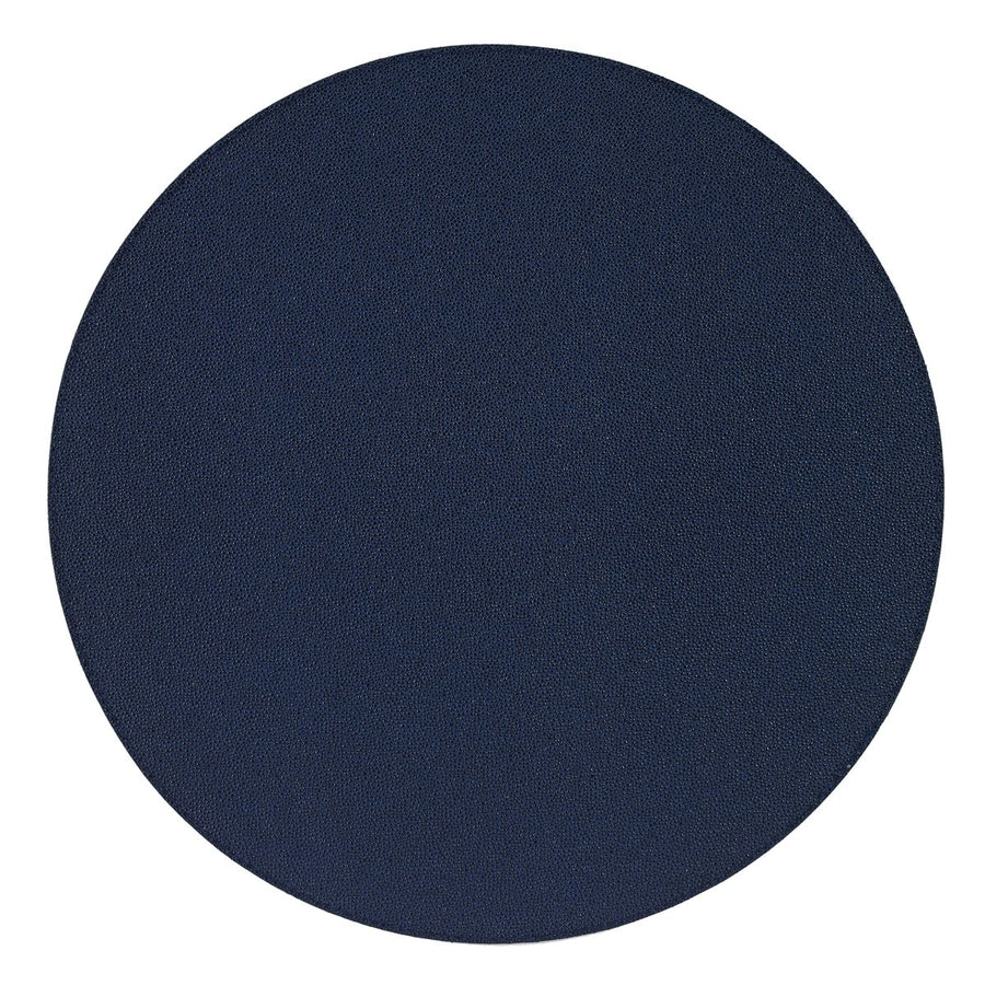 Bodrum Linens Skate Navy Round Placemat