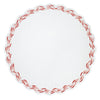 Bodrum Linens Belgravia Red Placemat