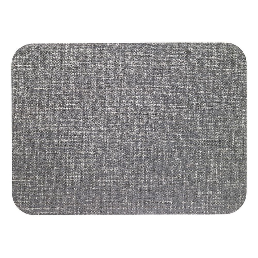 Bodrum Linens Echo Charcoal Oblong Placemat