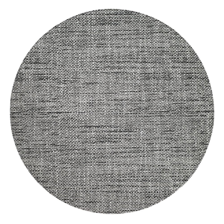 Bodrum Linens Echo Gray Round Placemat