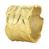 Bodrum Linens Laurel Leaf Gold Napkin Ring