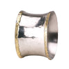 Bodrum Linens Concave Metallic Napkin ring