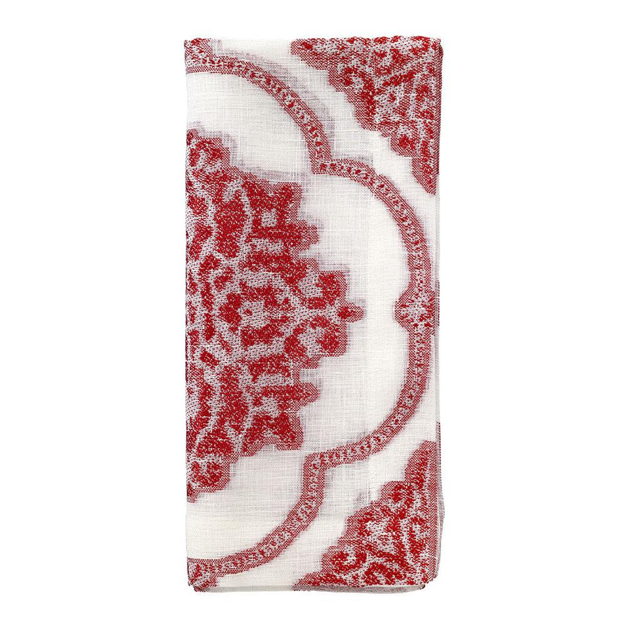 Bodrum Linens Corte Red Napkin