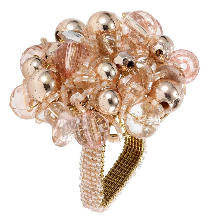 Bodrum Linens Crystal Corsage Rose Napkin Ring
