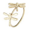 Bodrum Linens Double Dragonfly Napkin Ring