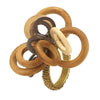 Bodrum Linens Interlink Wood Napkin Ring