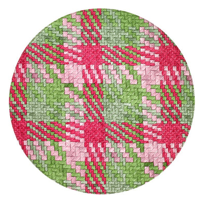 Bodrum Linens Nantucket Green Pink Placemat