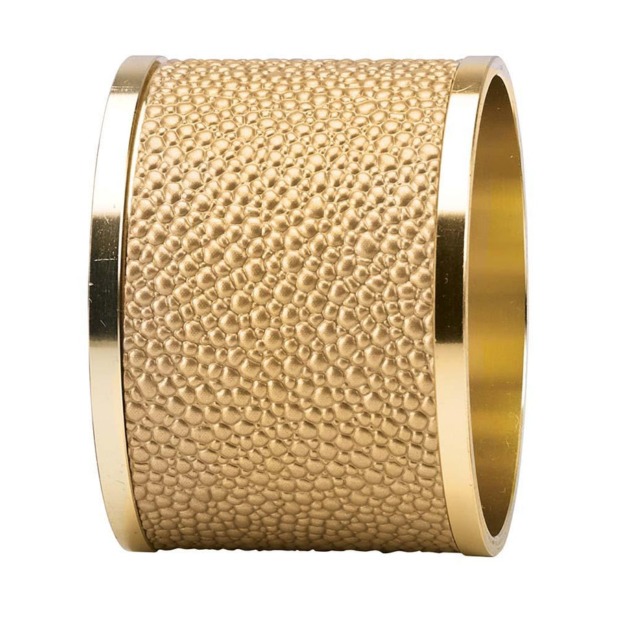 Bodrum Linens Skate Antique Gold Napkin Ring