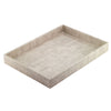 Bodrum Linens Luster Birch Rectangular Tray