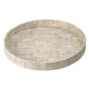 Bodrum Linens Luster Birch Round Tray