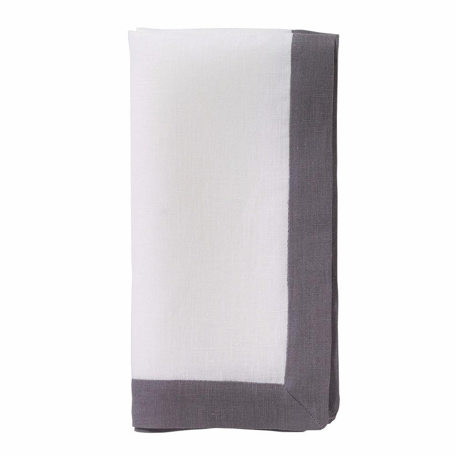Bodrum Linens Orta Charcoal Napkin