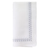 Bodrum Linens Pearls Silver Napkin