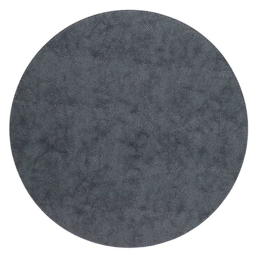Bodrum Linens Stingray Charcoal Round Placemat