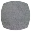 Bodrum Linens Stingray Gray Elliptic Placemat