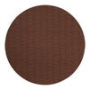 Bodrum Linens Wicker Chocolate Round Placemat