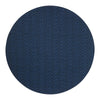 Bodrum Linens Wicker Navy Round Placemat