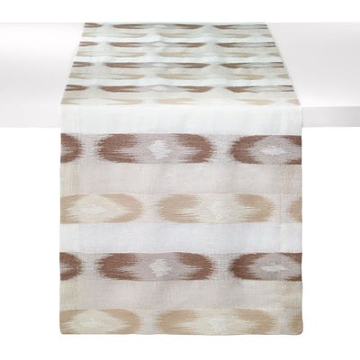 Bodrum Linens Ikat Neutral Runner