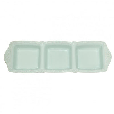 Skyros Isabella Ice Blue Three Part Divided Tray