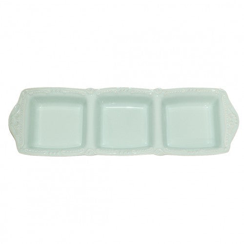 Skyros Isabella Ice Blue Three Part Divided Tray