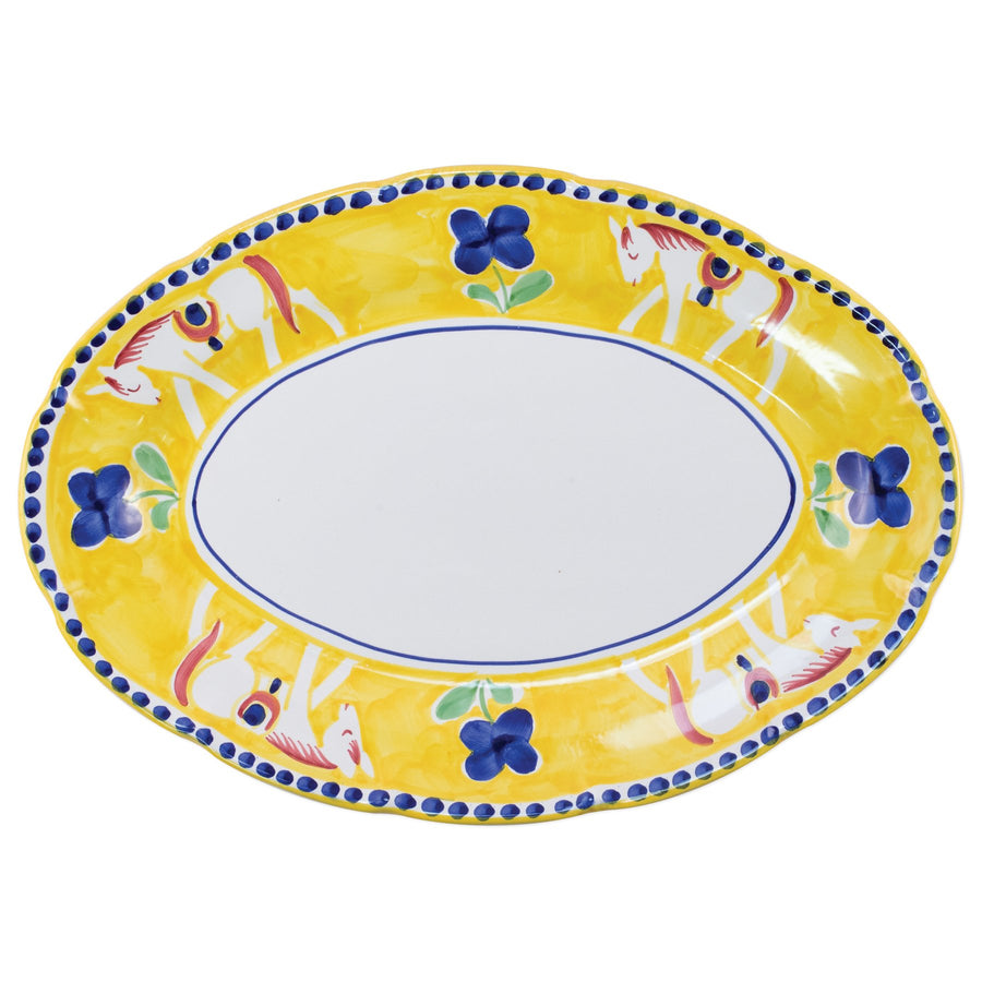 Vietri Campagna Cavallo Platter