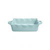 Casafina Cook & Host Robins Egg Blue Medium Ruffled Baker