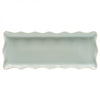 Casafina Cook & Host Robins Egg Blue Ruffled Rectangular Tray