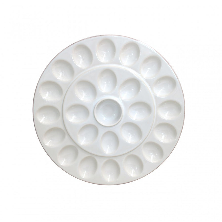 Casafina Cook & Host White Egg Platter