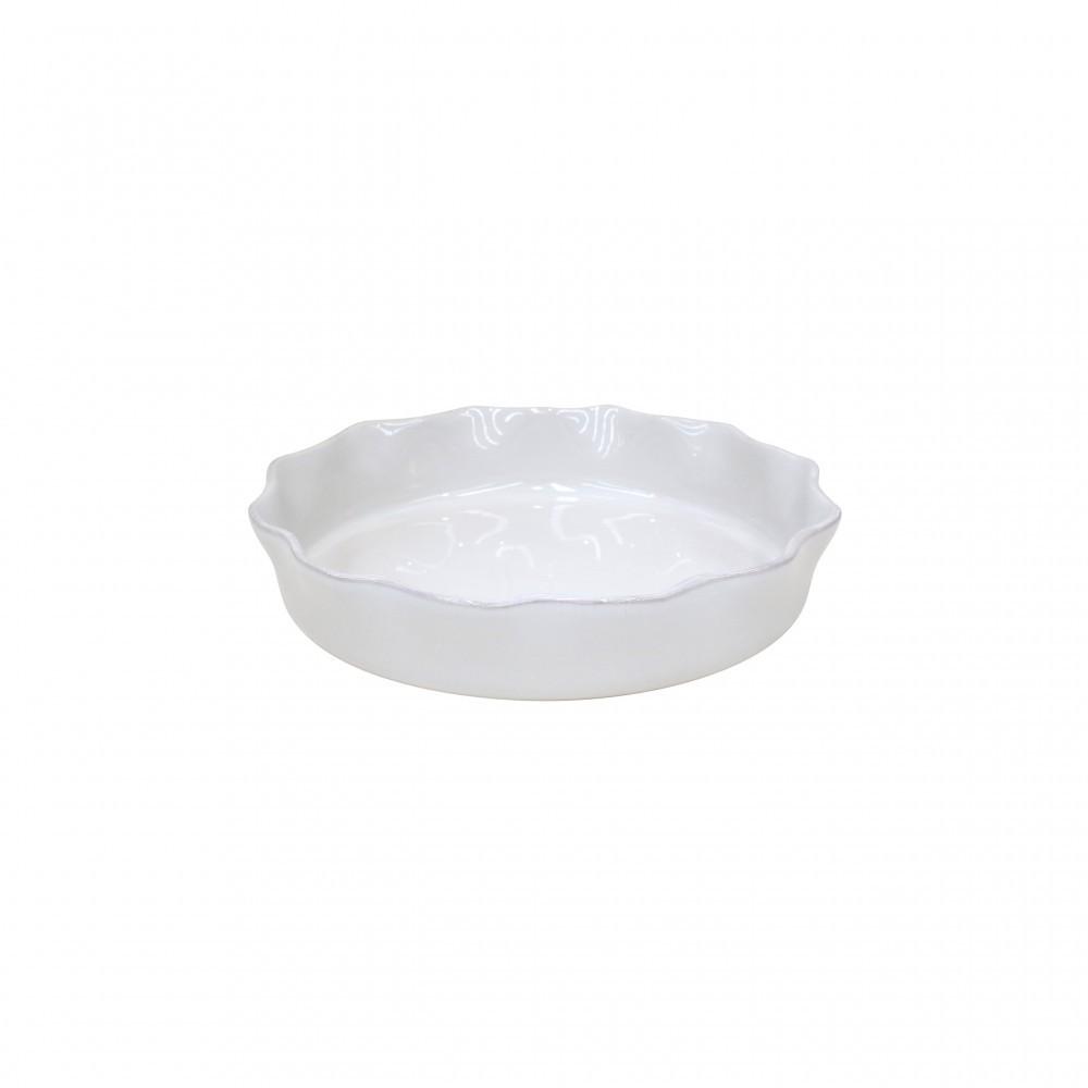 Casafina Cook & Host White Ruffled Pie Dish