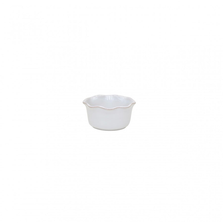 Casafina Cook & Host White Ruffled Oval Ramekin