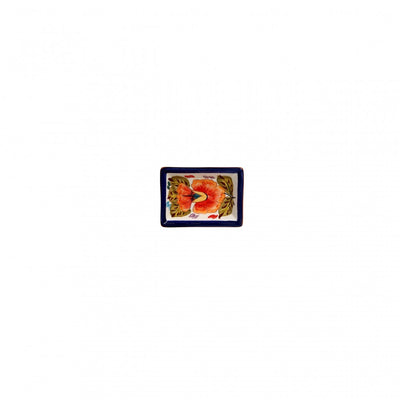 Casafina Alentejo Terracotta Blossom Condiment Plate
