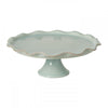 Casafina Cook & Host Robin's Egg Blue Ruffled Footed Plate