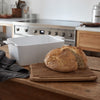 Casafina Ensemble Bread Box with Oak Lid