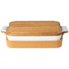 Casafina Ensemble Rectangular Baker with Cutting Board Lid