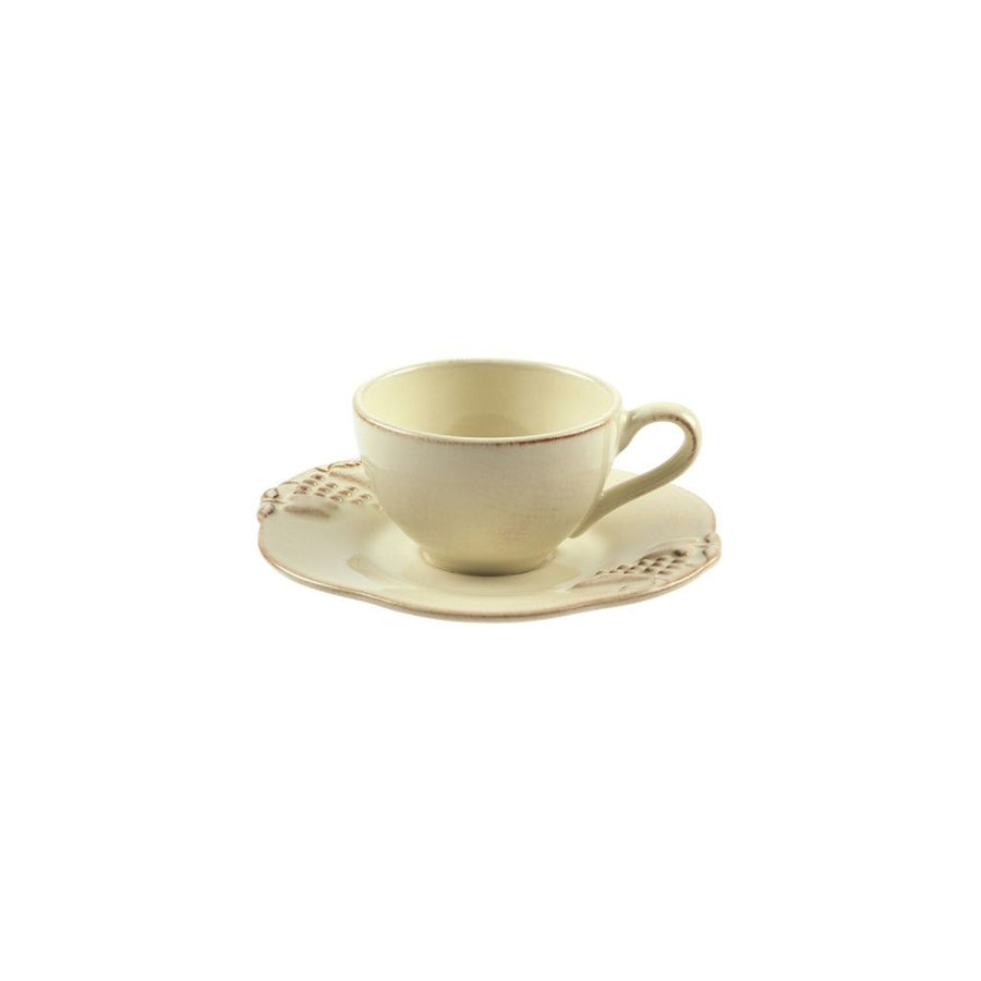 Casafina Madeira Harvest Cream Espresso Cup & Saucer