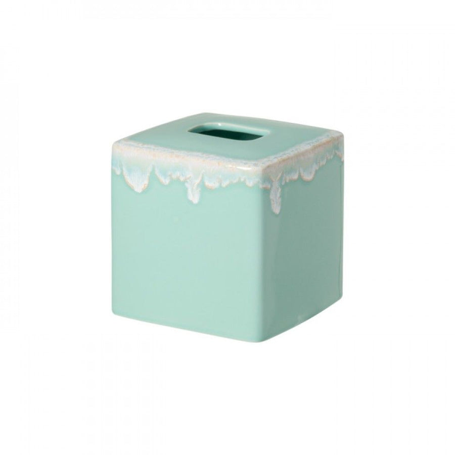 Casafina Taormina Aqua Tissue Box Cover