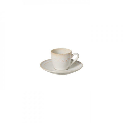 Casafina Taormina White Espresso Cup & Saucer