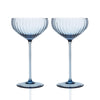 Caskata Quinn Optic Ocean Coupe Cocktail Glass