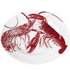 Caskata Red Lobsters Large Oval Platter